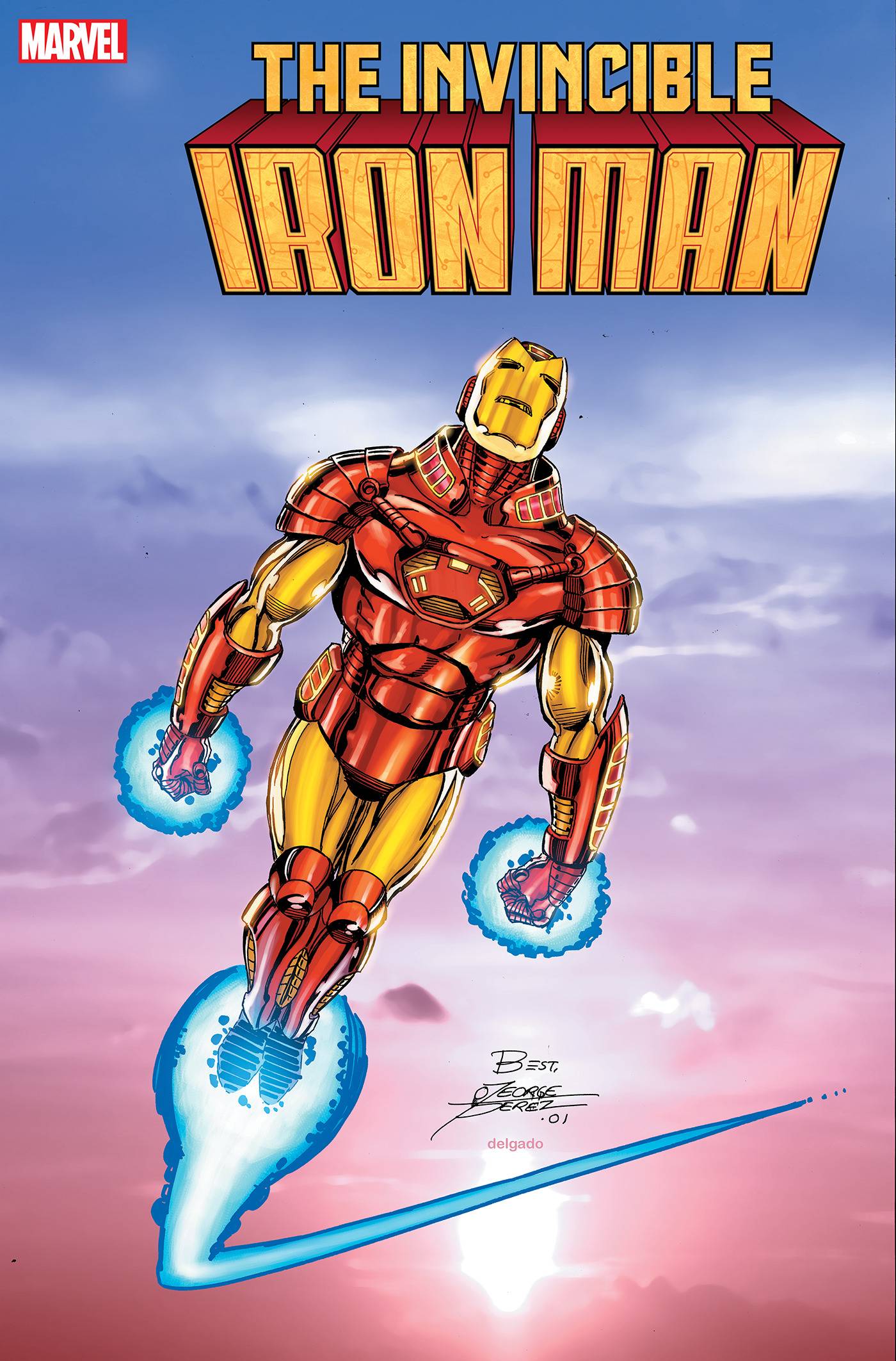 INVINCIBLE IRON MAN #8 GEORGE PEREZ VAR