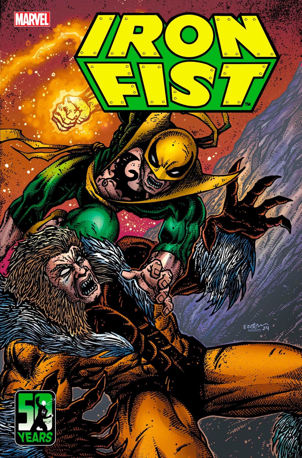 IRON FIST 50TH ANNIVERSARY SPECIAL #1 KEVIN EASTMAN VARIANT