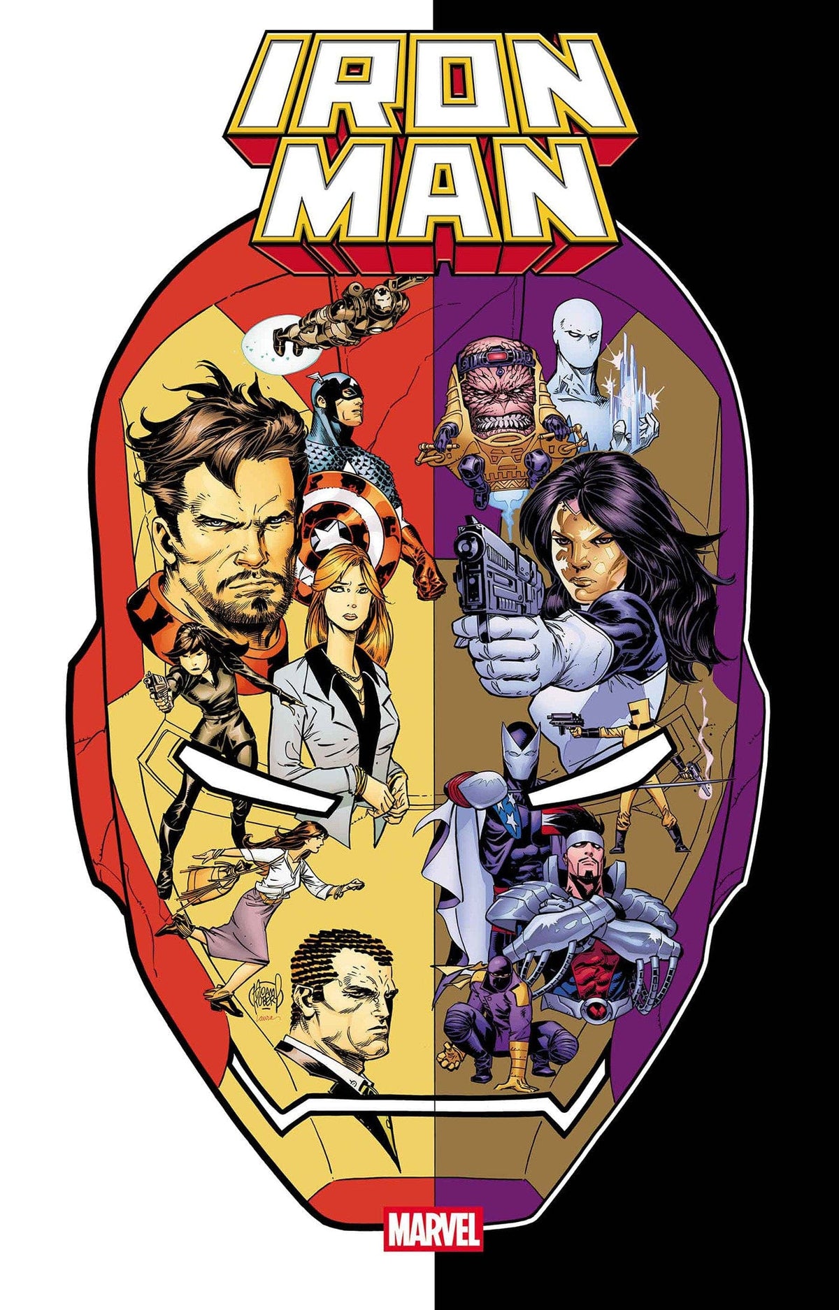 Marvel Comic Books IRON MAN #1 ADAM KUBERT PROMO ART VARIANT 75960621491400141 PRH-75960621491400141