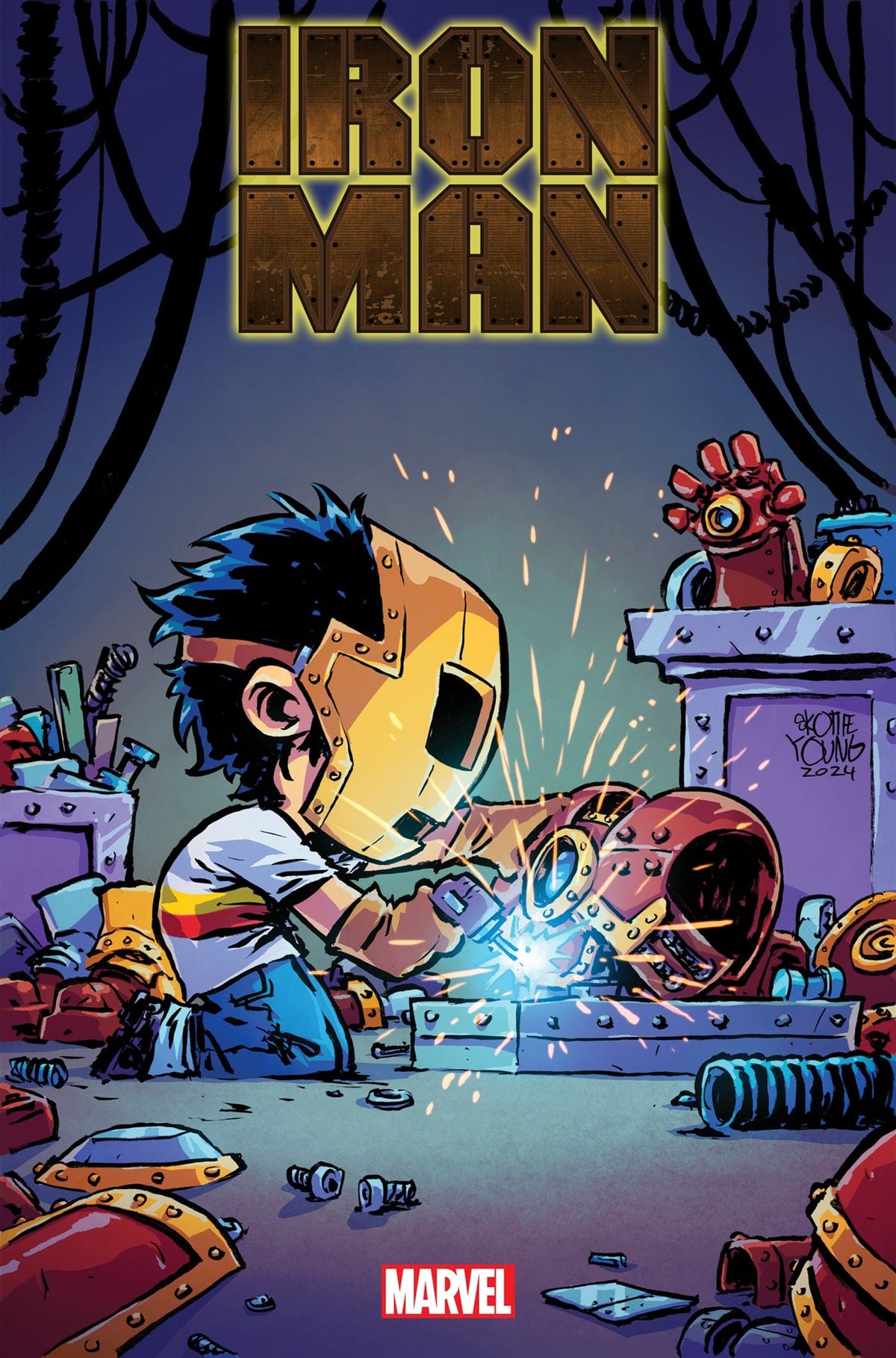 Marvel Comic Books IRON MAN #1 SKOTTIE YOUNG VARIANT 75960620898200151 PRH-75960620898200151