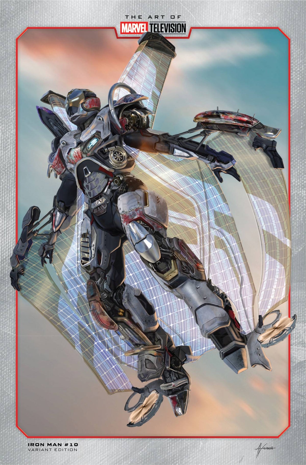 Marvel Comic Books IRON MAN #10 ALAN VILLANUEVA TV VAR 75960620898201041 STL381567