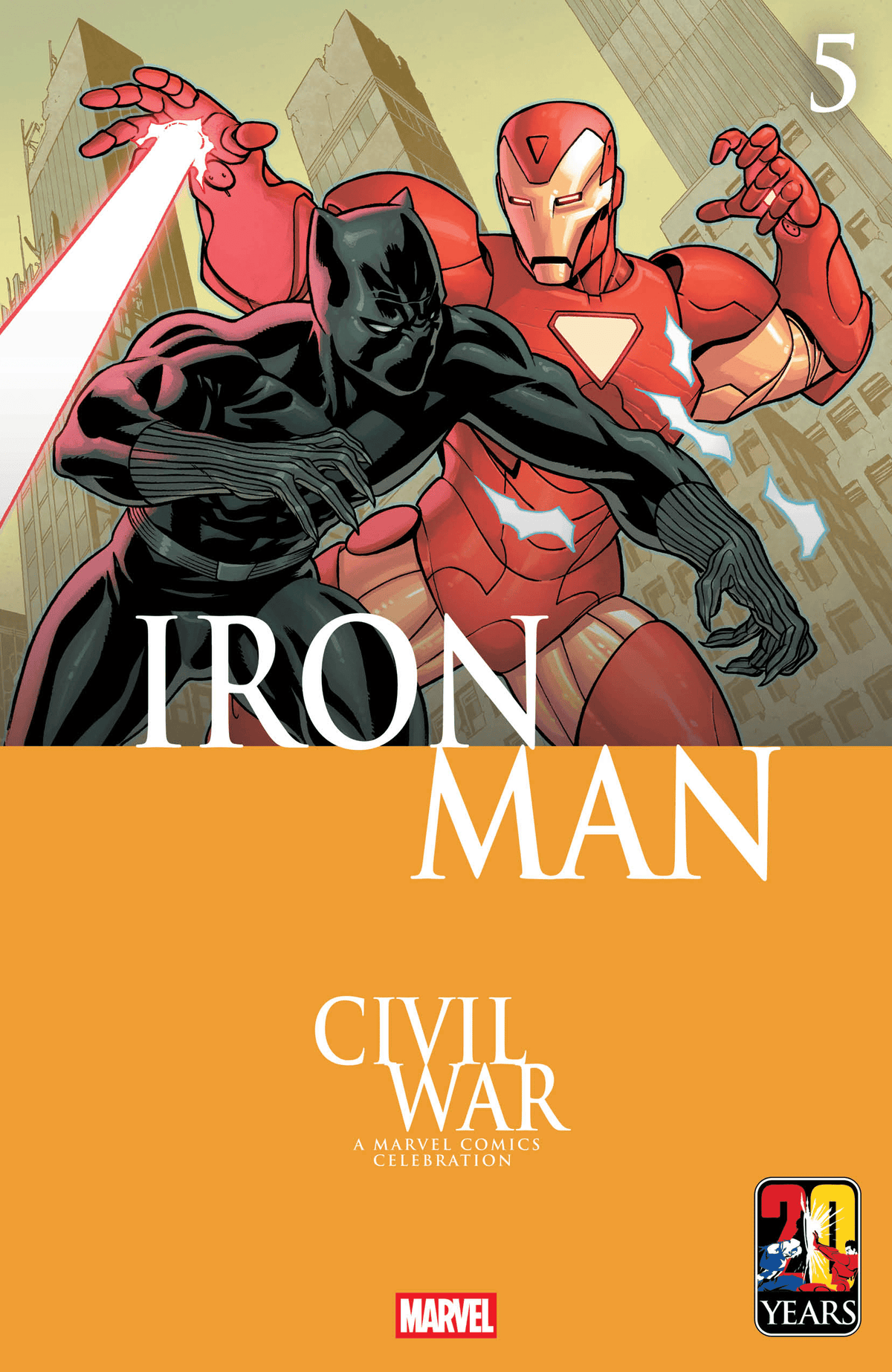 Marvel Comic Books IRON MAN #5 MIKE MCKONE CIVIL WAR CELEBRATION VARIANT 75960621491400531 PRH-75960621491400531