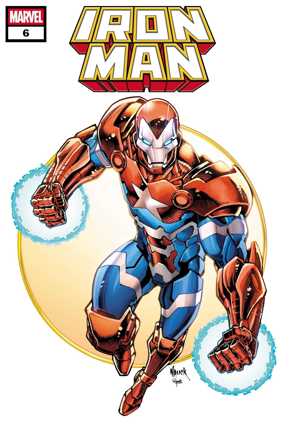 Marvel Comic Books IRON MAN #6 TODD NAUCK ICONIC VARIANT 75960621491400661 PRH-75960621491400661