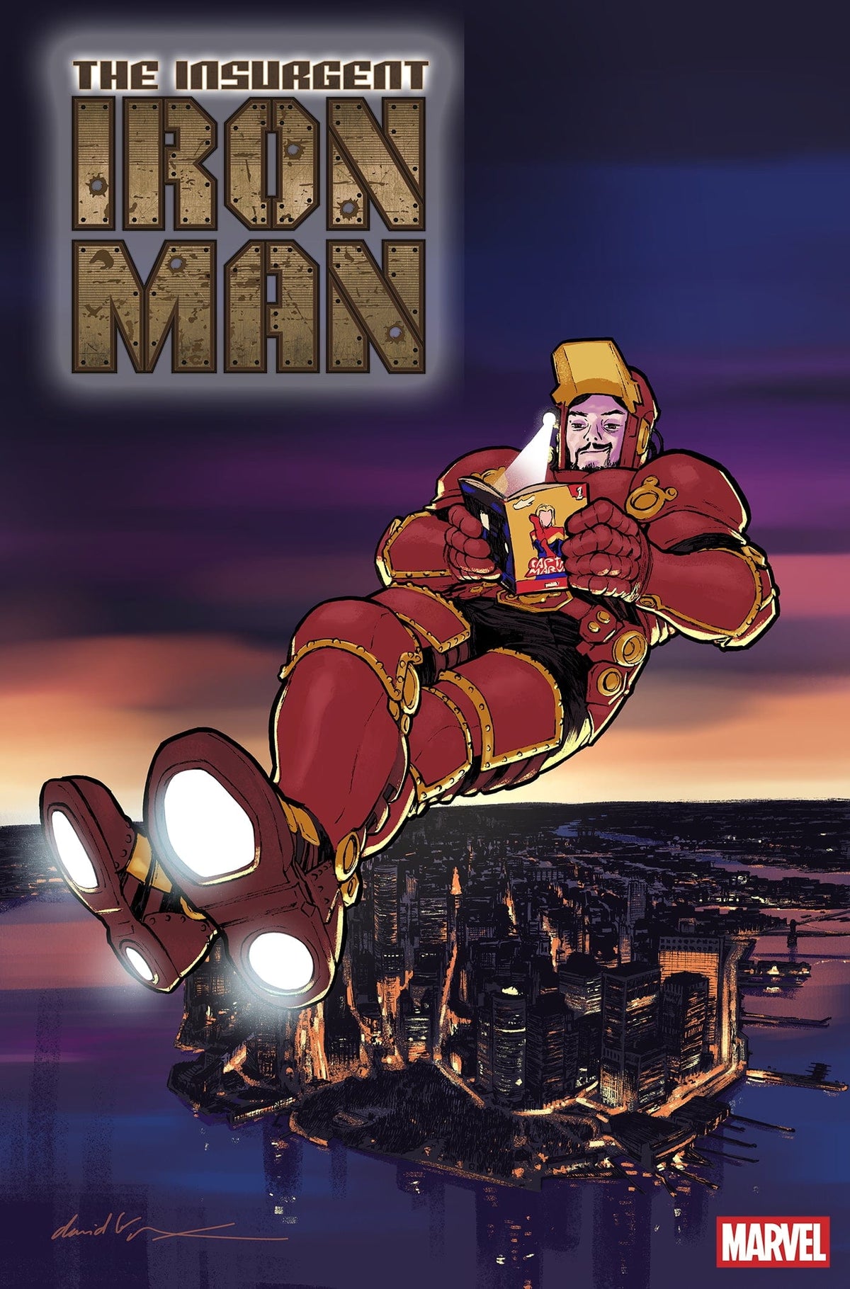 Marvel Comic Books IRON MAN #7 DAVID LOPEZ MARVEL COMICS PRESENTS VARIANT 75960620898200721 PRH-75960620898200721