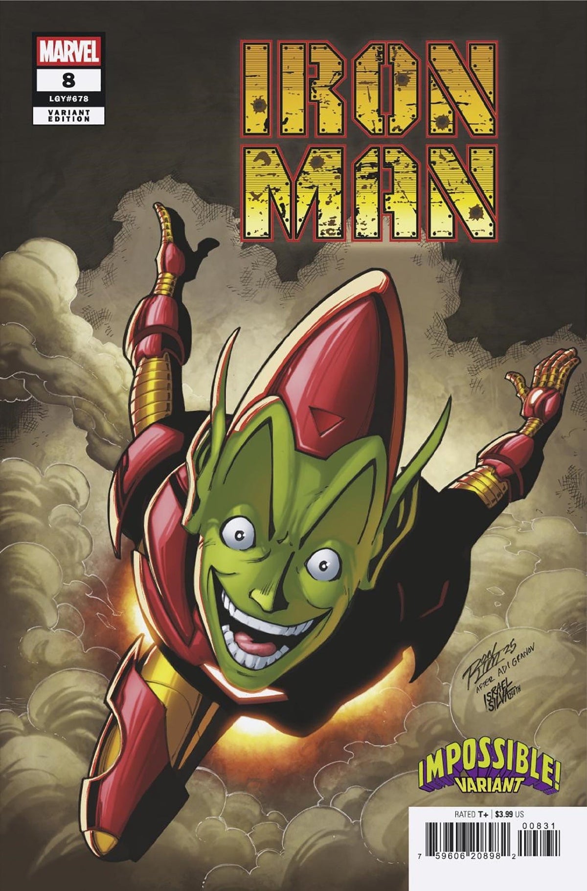 Marvel Comic Books IRON MAN #8 RON LIM IMPOSSIBLE! VARIANT 75960620898200831 PRH-75960620898200831