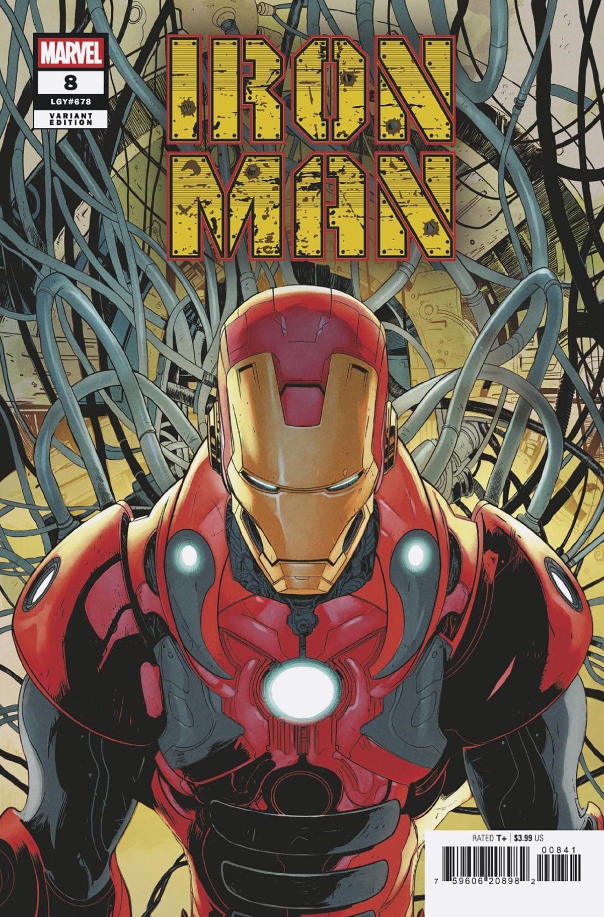 Marvel Comic Books IRON MAN #8 TBD ARTIST VARIANT 75960620898200841 PRH-75960620898200841