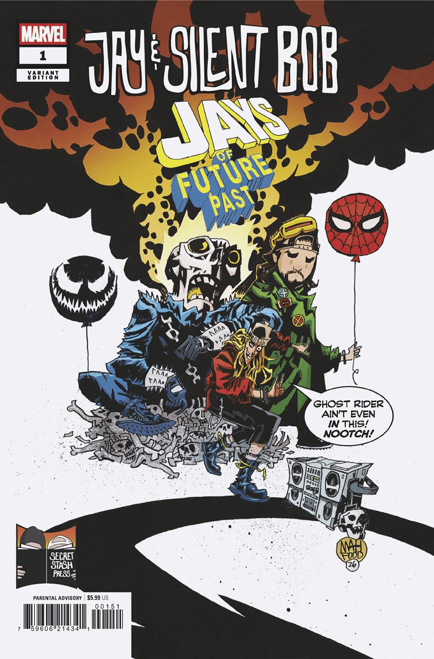 JAY & SILENT BOB: JAYS OF FUTURE PAST #1 JIM MAHFOOD VARIANT
