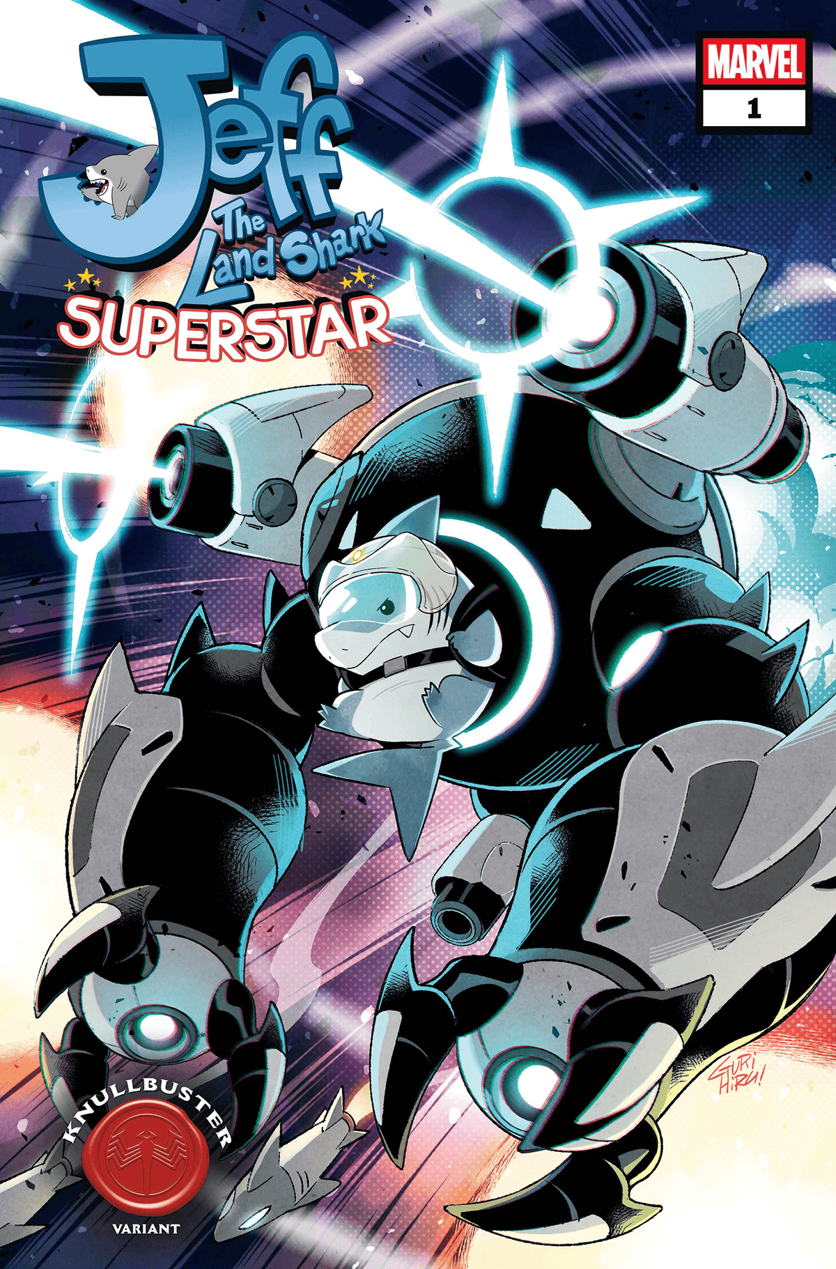 Marvel Comic Books JEFF THE LAND SHARK: SUPERSTAR #1 GURIHIRU KNULLBUSTER VARIANT 75960621629100141 PRH-75960621629100141