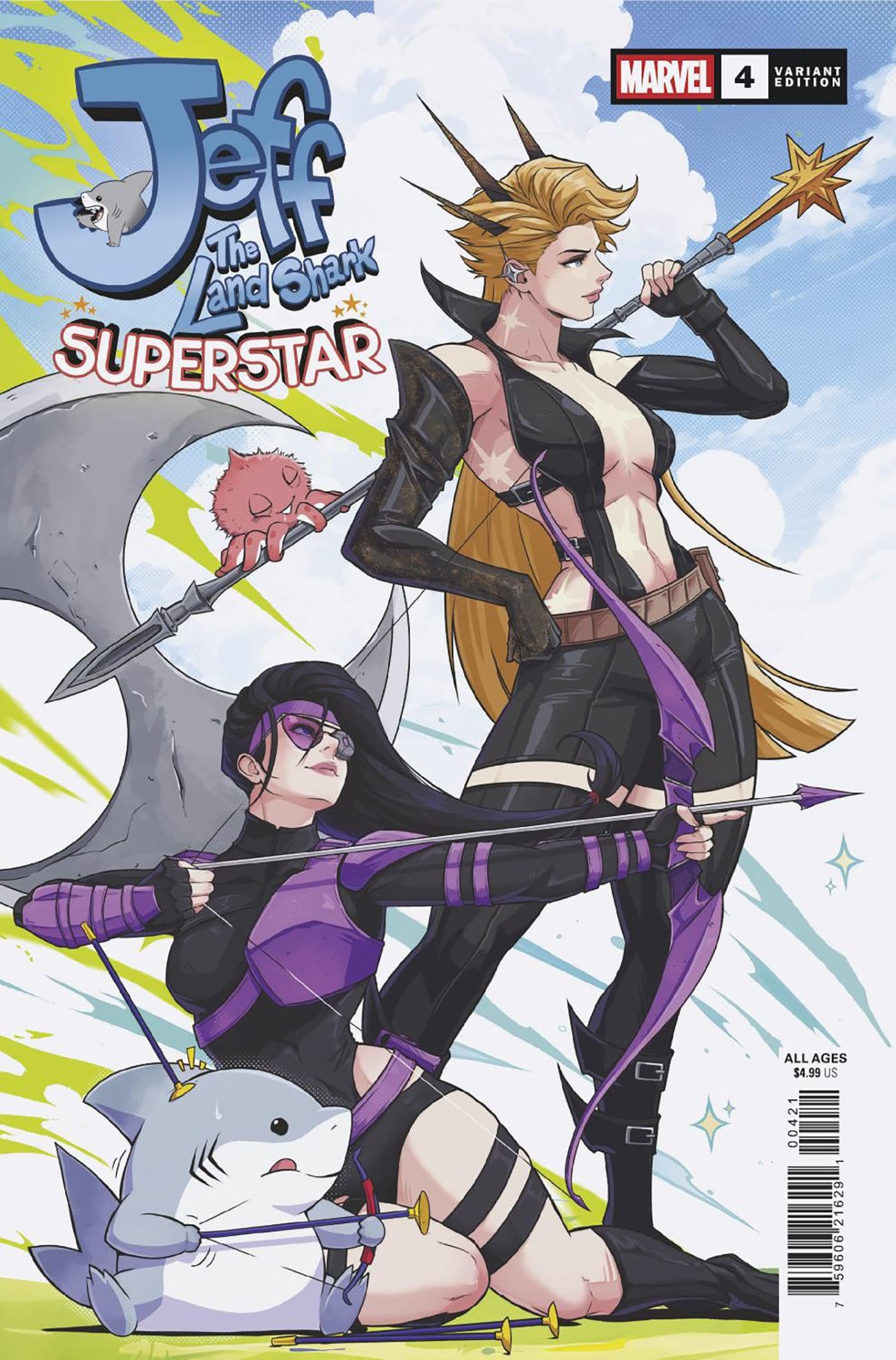 JEFF THE LAND SHARK: SUPERSTAR #4 JHONY CABALLERO VARIANT (Release Date: 10/21/2026)