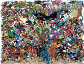 Marvel Comic Books JLA/AVENGERS #3 FACSIMILE EDITION WRAPAROUND COVER 75960621667300311 PRH-75960621667300311
