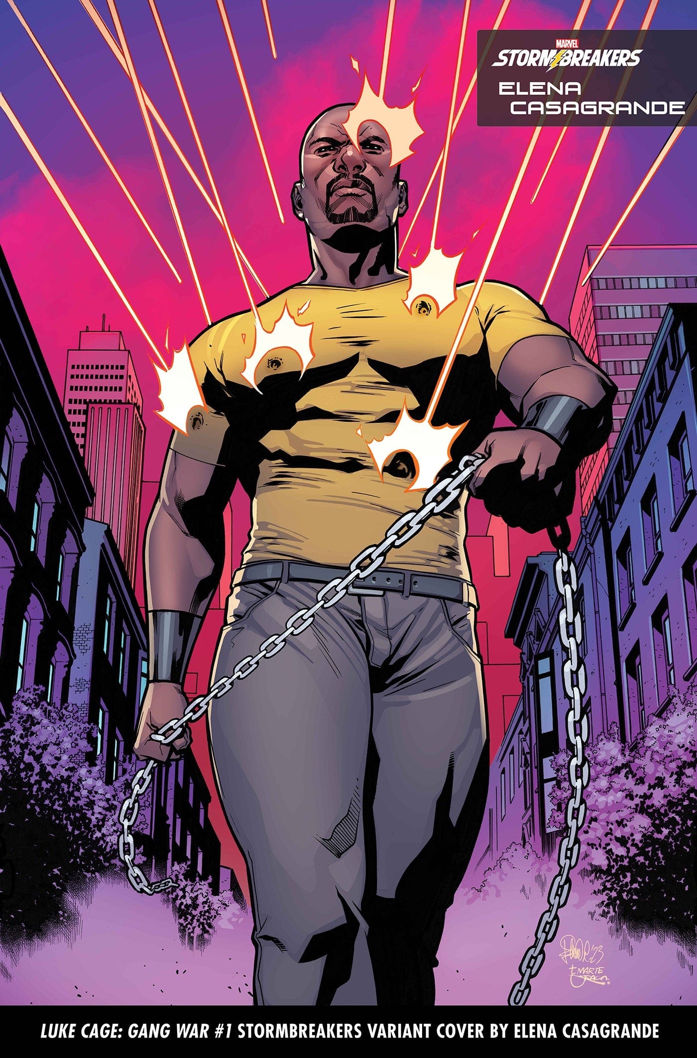 LUKE CAGE GANG WAR #1 ELENA CASAGRANDE STORMBREAKERS VAR