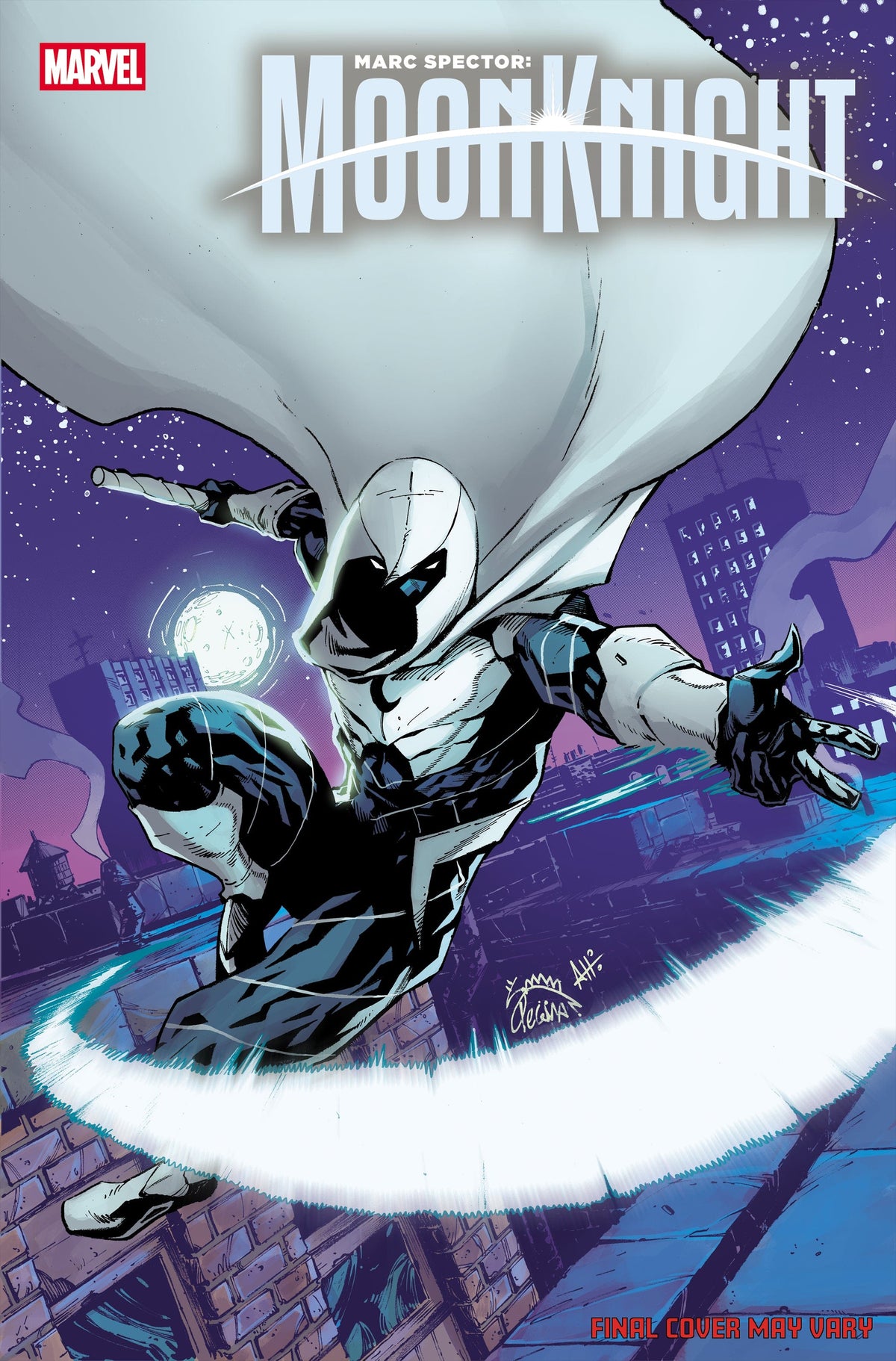 Marvel Comic Books MARC SPECTOR: MOON KNIGHT #1 RYAN STEGMAN FOIL VARIANT 75960621496900121 PRH-75960621496900121