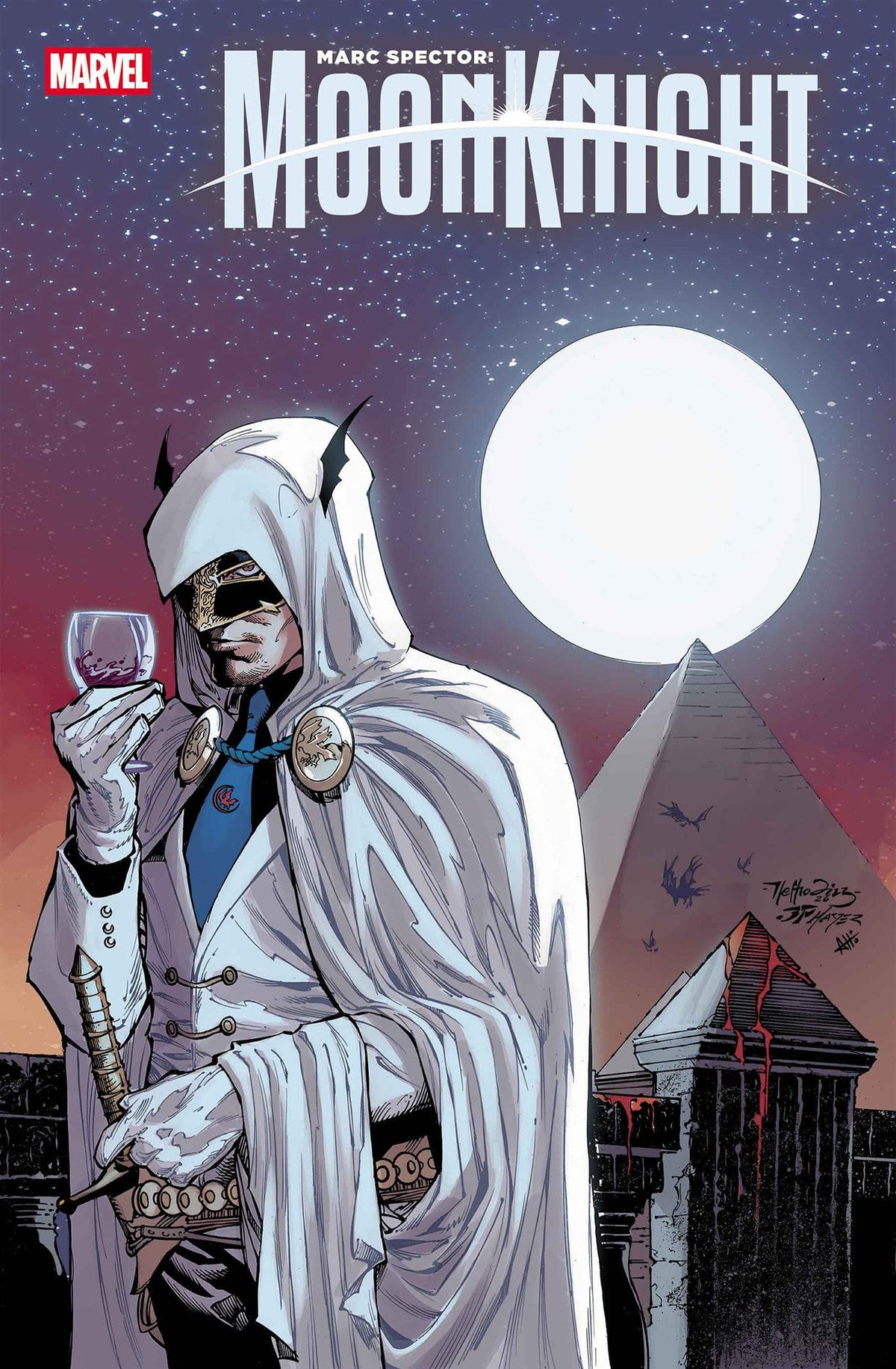 Marvel Comic Books MARC SPECTOR: MOON KNIGHT #6 NETHO DIAZ HELLFIRE COSTUME SWAP VARIANT 75960621496900621 PRH-75960621496900621
