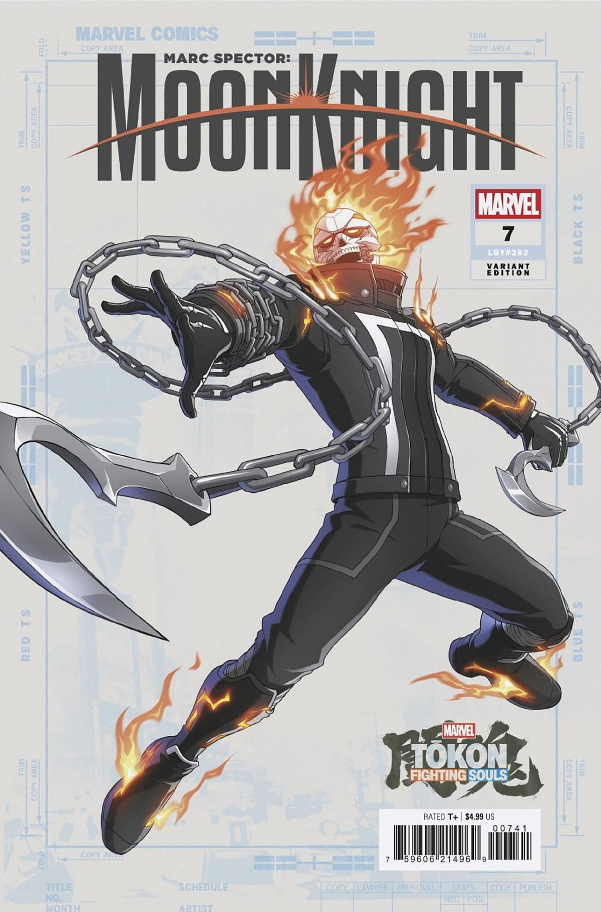 Marvel Comic Books MARC SPECTOR: MOON KNIGHT #7 MARVEL TOKON: FIGHTING SOULS VARIANT (Release Date: 08/05/2026) 75960621496900741 PRH-75960621496900741