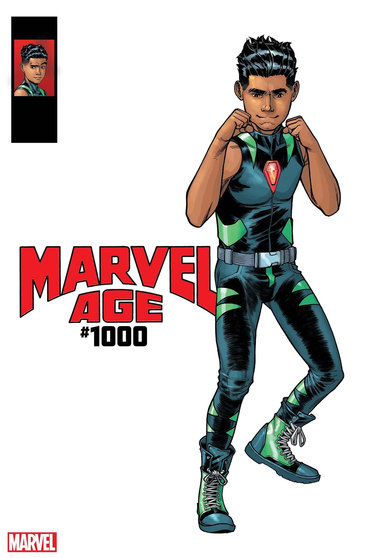 MARVEL AGE #1000 JAVIER GARRON MARVEL ICON VAR