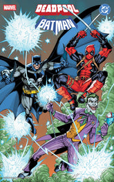 Marvel Comic Books MARVEL/DC: DEADPOOL/BATMAN #1 MARK BAGLEY FOIL VARIANT 75960621349800121 PRH-75960621349800121