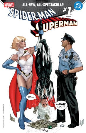 Marvel Comic Books MARVEL/DC: SPIDER-MAN/SUPERMAN #1 ADAM HUGHES VARIANT 75960621395500141 PRH-75960621395500141