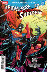 Marvel Comic Books MARVEL/DC: SPIDER-MAN/SUPERMAN #1 ALESSANDRO CAPPUCCIO 3RD PRINTING VARIANT 75960621395500113 PRH-75960621395500113