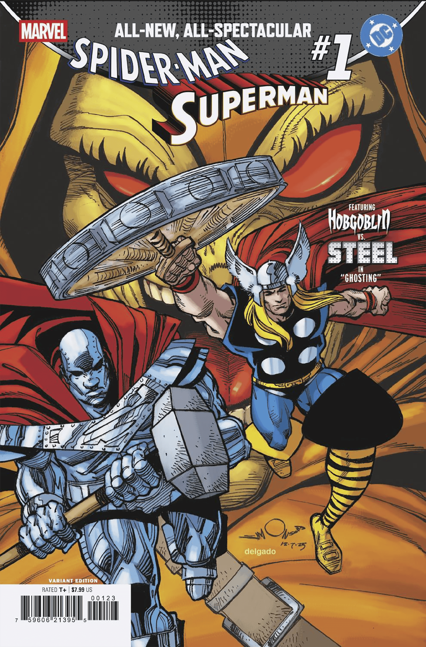 MARVEL/DC: SPIDER-MAN/SUPERMAN #1 WALT SIMONSON VARIANT [SIGNED BY DAN SLOTT]
