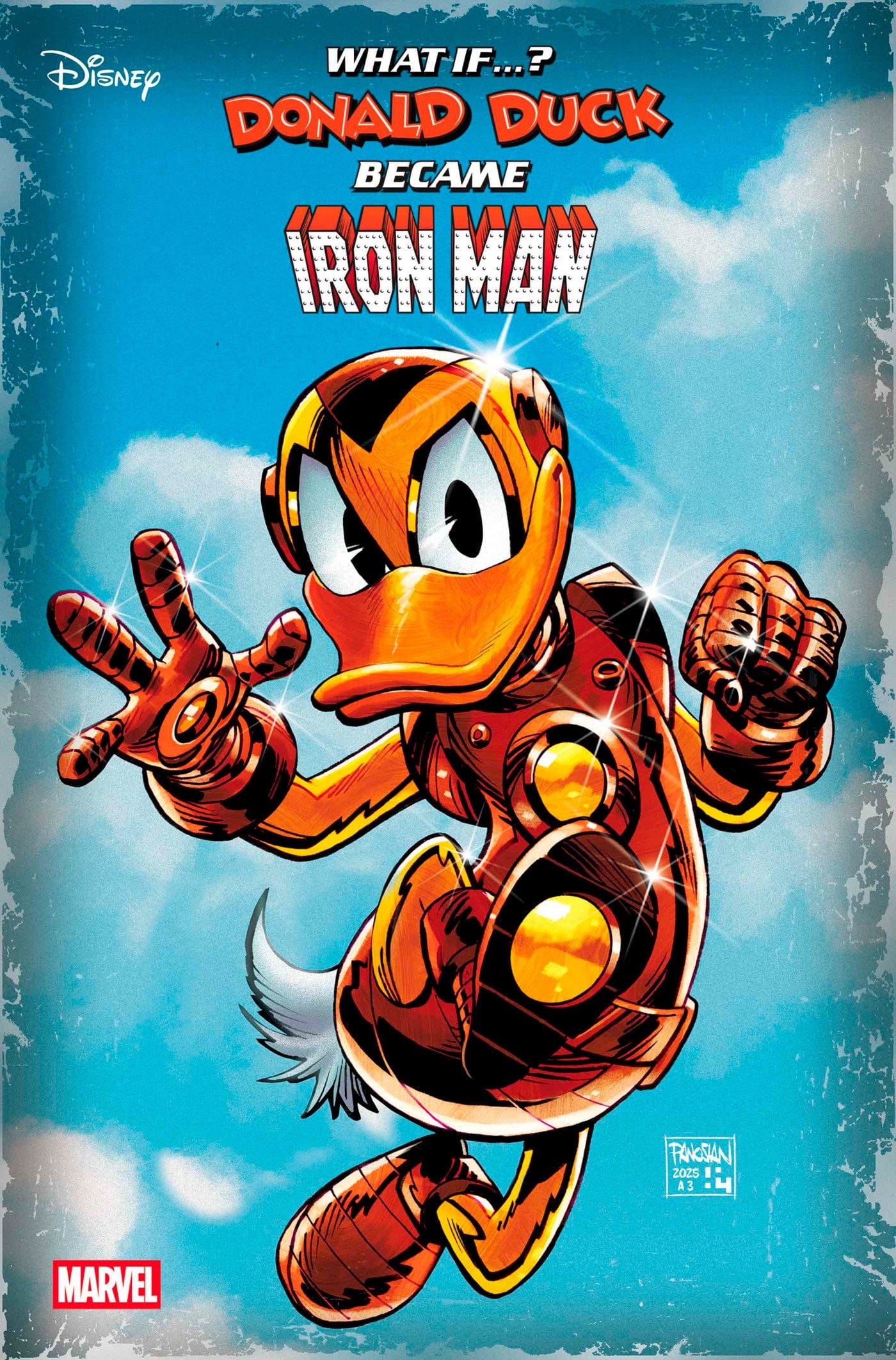 MARVEL & DISNEY: WHAT IF...? DONALD DUCK BECAME IRON MAN #1 DAN PANOSIAN VARIANT