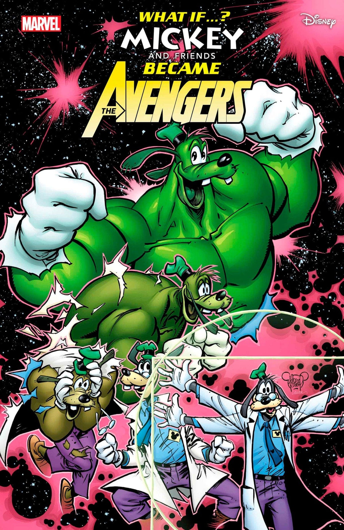 Marvel Comic Books MARVEL & DISNEY: WHAT IF...? MICKEY & FRIENDS BECAME THE AVENGERS #1 ADAM KUBERT  VARIANT 75960621015200121 PRH-75960621015200121