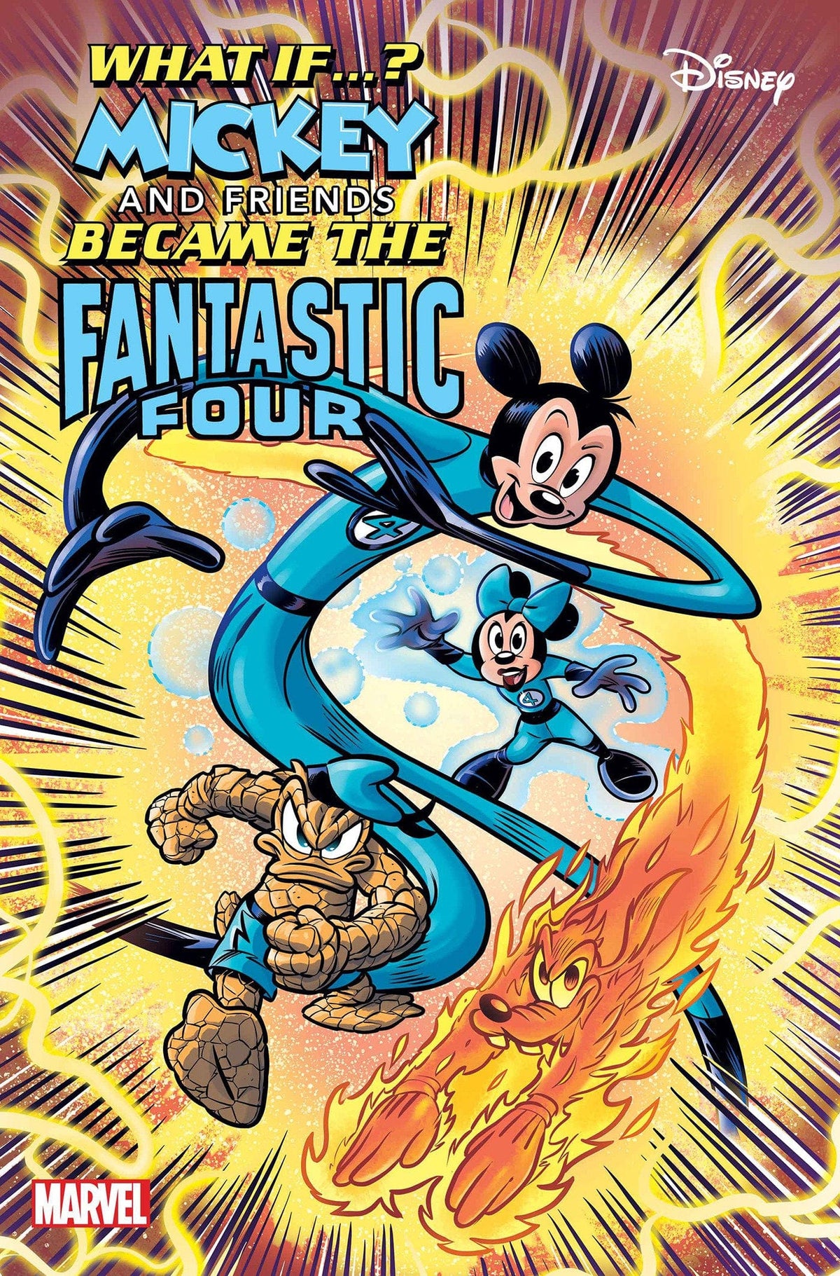 Marvel Comic Books MARVEL & DISNEY: WHAT IF...? MICKEY & FRIENDS BECAME THE FANTASTIC FOUR #1 75960621016900111 PRH-75960621016900111