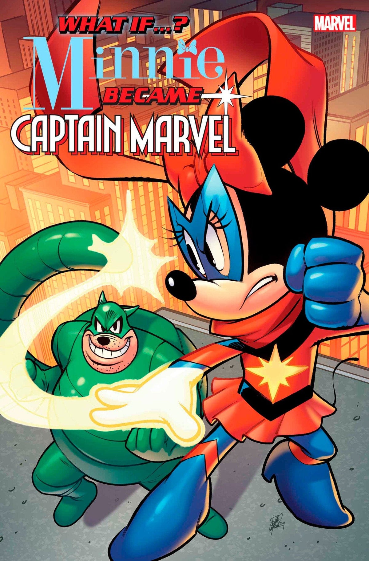 Marvel Comic Books MARVEL & DISNEY: WHAT IF...? MINNIE BECAME CAPTAIN MARVEL #1 ELENA CASAGRANDE VA RIANT 75960621017600151 PRH-75960621017600151