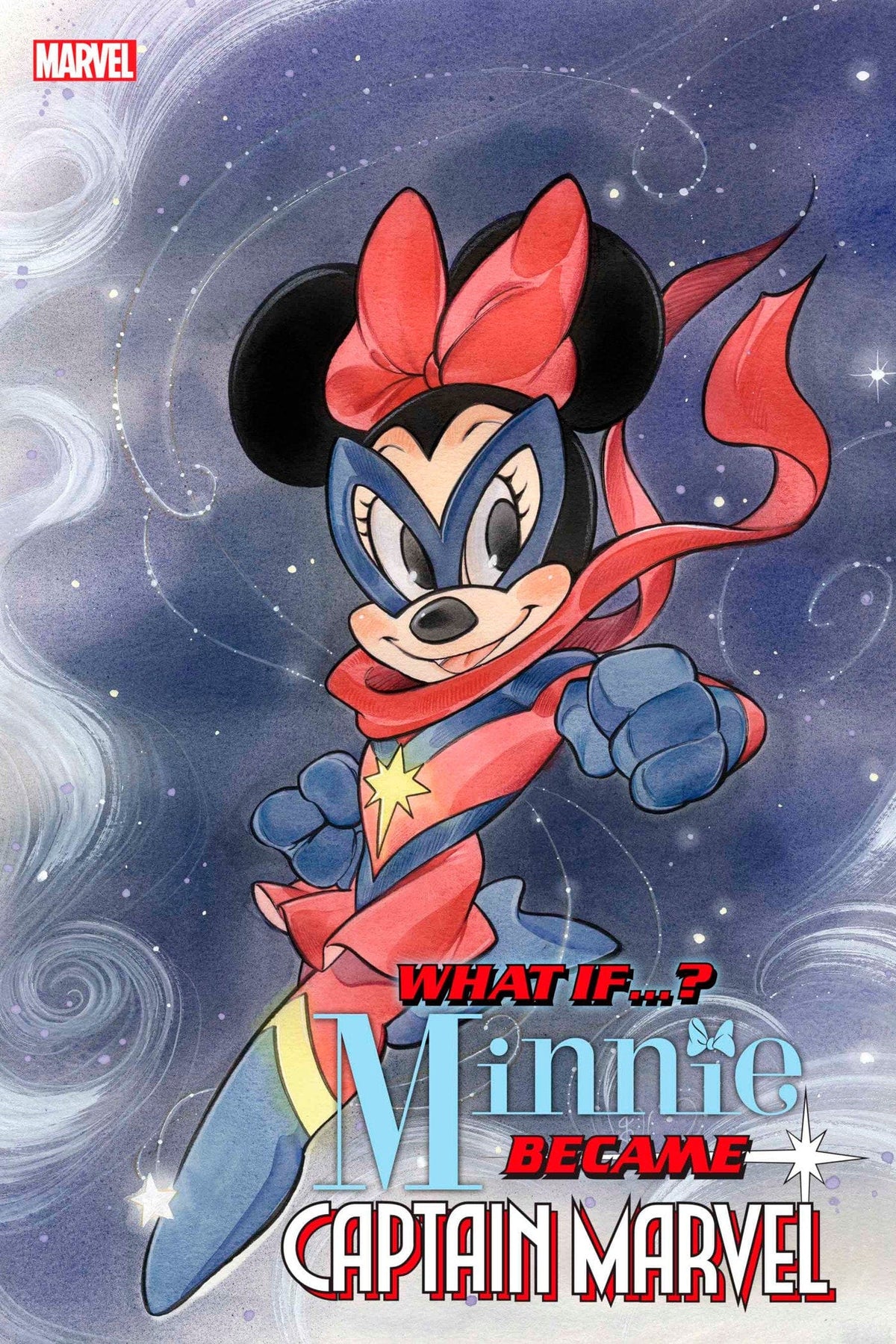 Marvel Comic Books MARVEL & DISNEY: WHAT IF...? MINNIE BECAME CAPTAIN MARVEL #1 PEACH MOMOKO VARIAN T 75960621017600121 PRH-75960621017600121