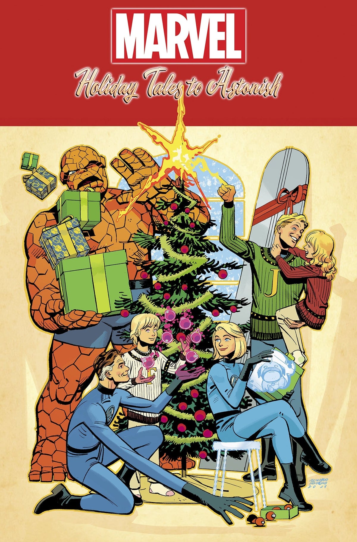 Marvel Comic Books MARVEL HOLIDAY TALES TO ASTONISH #1 LEONARDO ROMERO VARIANT 75960621158600131 PRH-75960621158600131