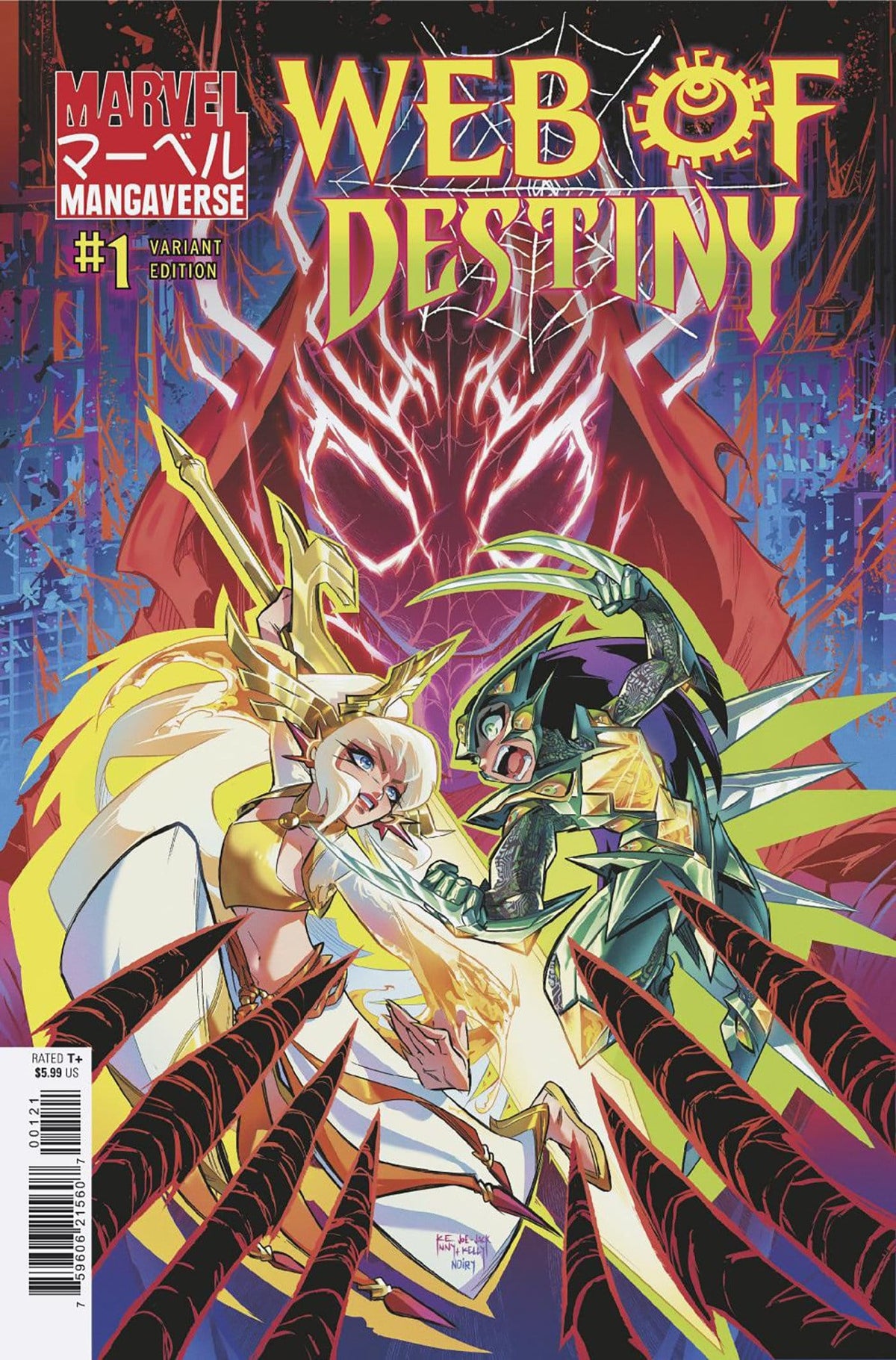 Marvel Comic Books MARVEL MANGAVERSE: WEB OF DESTINY #1 KENNY RUIZ VARIANT (Release Date: 09/30/2026) 75960621560700121 PRH-75960621560700121