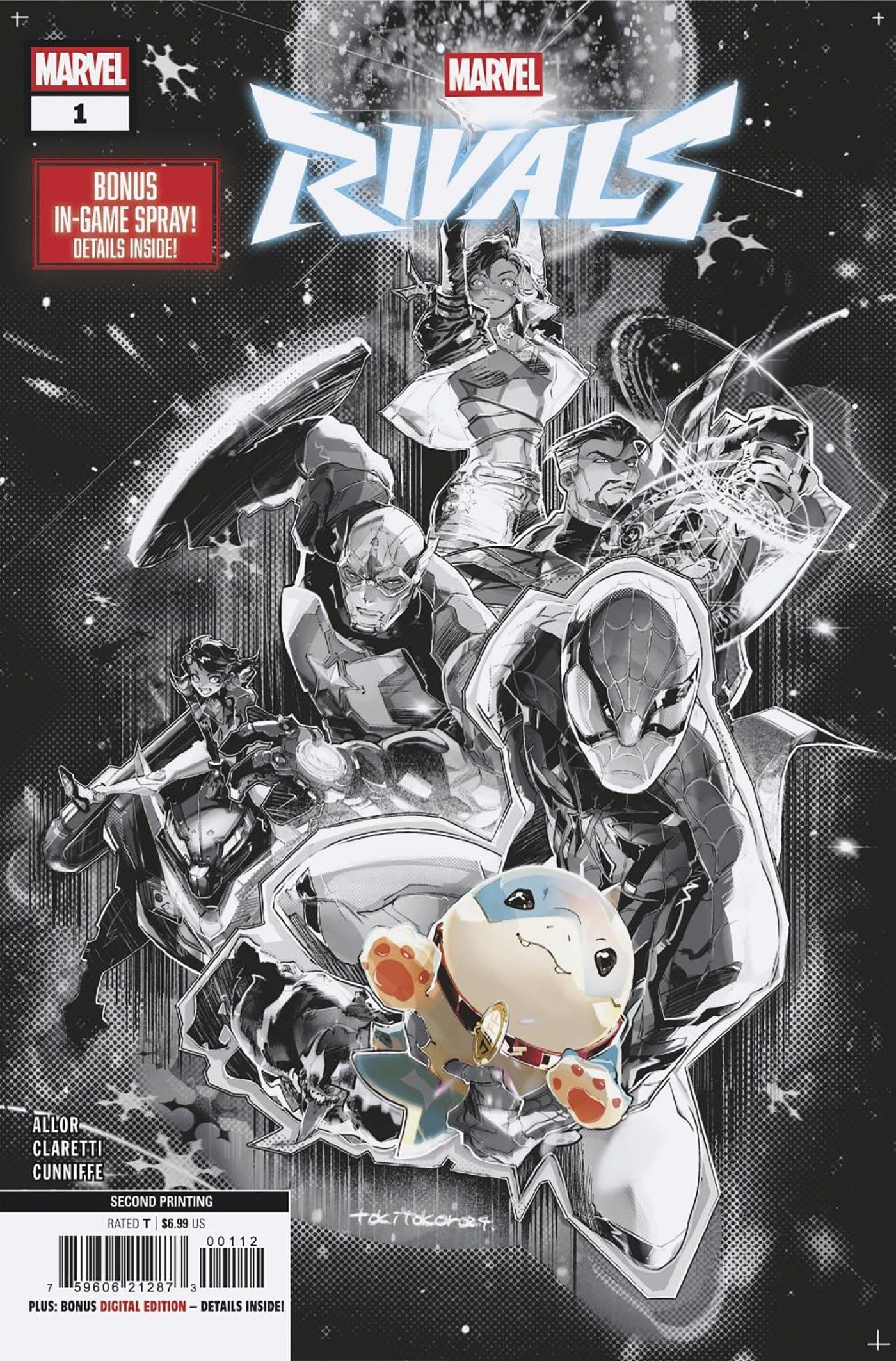 MARVEL RIVALS #1 TOKITOKORO 2ND PTG VARIANT