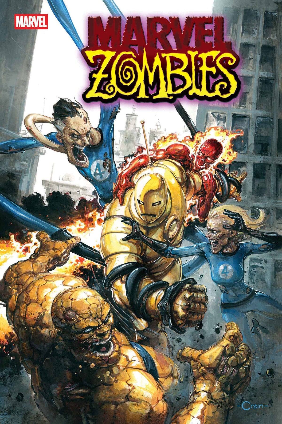 Marvel Comic Books MARVEL ZOMBIES: RED BAND #1 CLAYTON CRAIN VARIANT [POLYBAGGED] 75960621360300131 PRH-75960621360300131