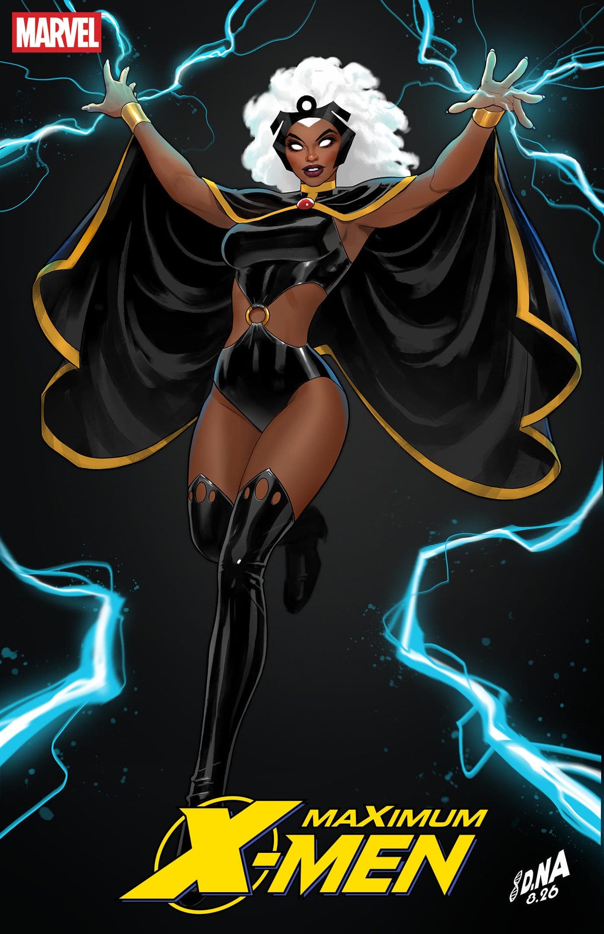 Marvel Comic Books MAXIMUM X-MEN #1 COVER F DAVID NAKAYAMA COLOR BLOCK BLACK VARIANT (Release Date: 12/02/2026) 75960621728100151 PRH-75960621728100151