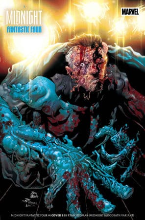 Marvel Comic Books MIDNIGHT FANTASTIC FOUR #1 COVER B RYAN STEGMAN MIDNIGHT BLOODBATH VARIANT (Release Date: 09/09/2026) 75960621680200121 PRH-75960621680200121