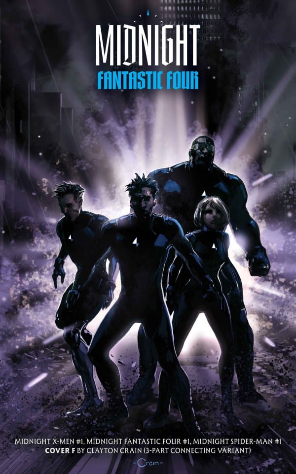 Marvel Comic Books MIDNIGHT FANTASTIC FOUR #1 COVER F CLAYTON CRAIN 3-PART CONNECTING VARIANT (Release Date: 10/07/2026) 75960621680200151 PRH-75960621680200151
