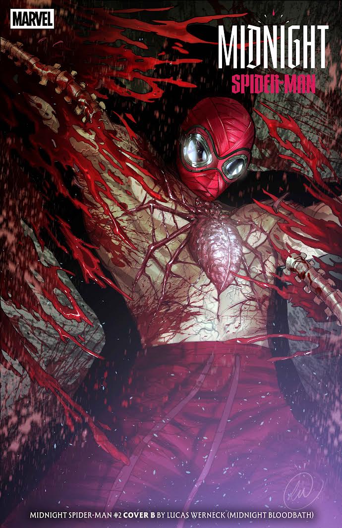MIDNIGHT SPIDER-MAN #2 COVER B LUCAS WERNECK MIDNIGHT BLOODBATH VARIANT (Release Date: 11/18/2026)