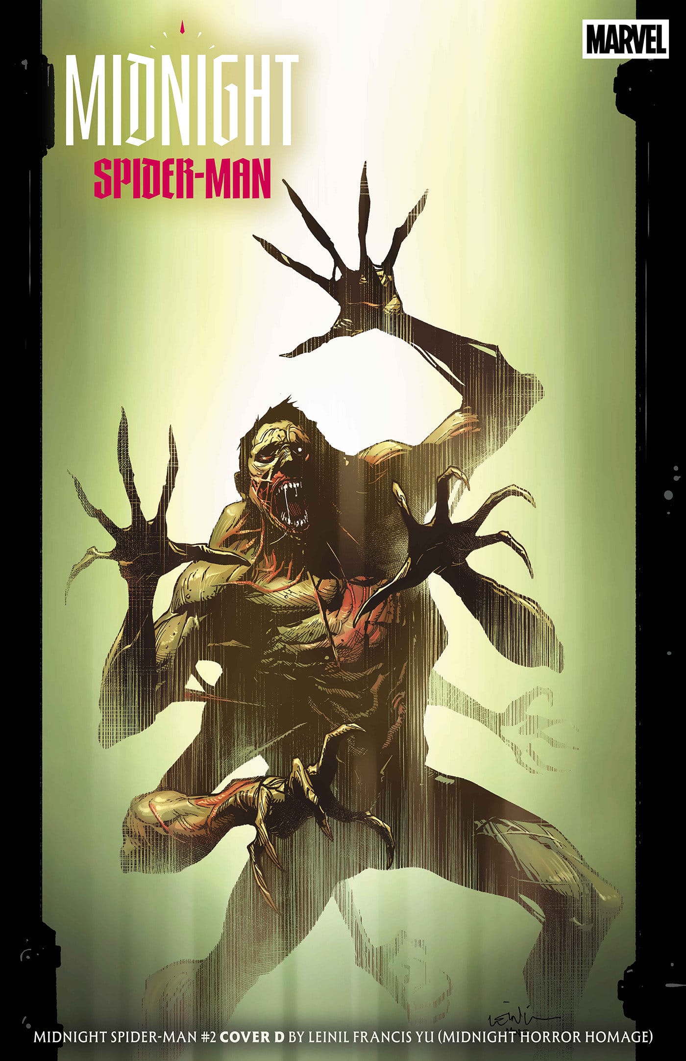 MIDNIGHT SPIDER-MAN #2 COVER D LEINIL YU MIDNIGHT HORROR HOMAGE VARIANT (Release Date: 11/18/2026)