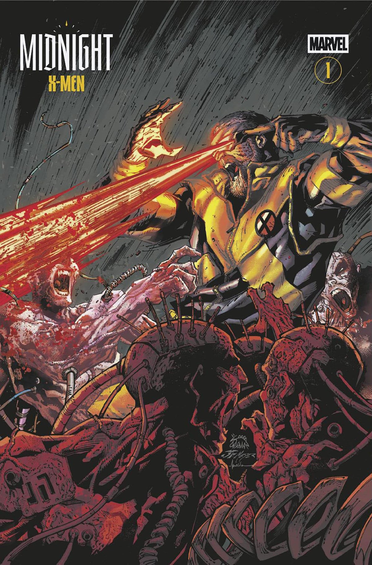 Marvel Comic Books MIDNIGHT X-MEN #1 COVER B RYAN STEGMAN MIDNIGHT BLOODBATH VARIANT (Release Date: 10/07/2026) 75960621668000121 PRH-75960621668000121