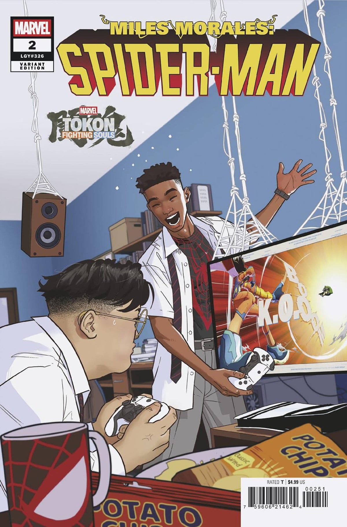 Marvel Comic Books MILES MORALES: SPIDER-MAN #2 NICO LEON TOKON: FIGHTING SOULS BATTLE VARIANT (Release Date: 09/23/2026) 75960621462400251 PRH-75960621462400251