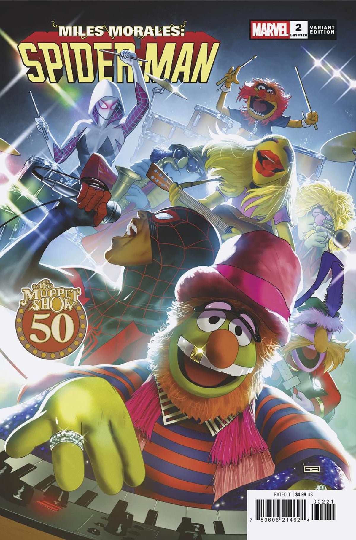 Marvel Comic Books MILES MORALES: SPIDER-MAN #2 TAURIN CLARKE MUPPETS VARIANT (Release Date: 09/23/2026) 75960621462400221 PRH-75960621462400221