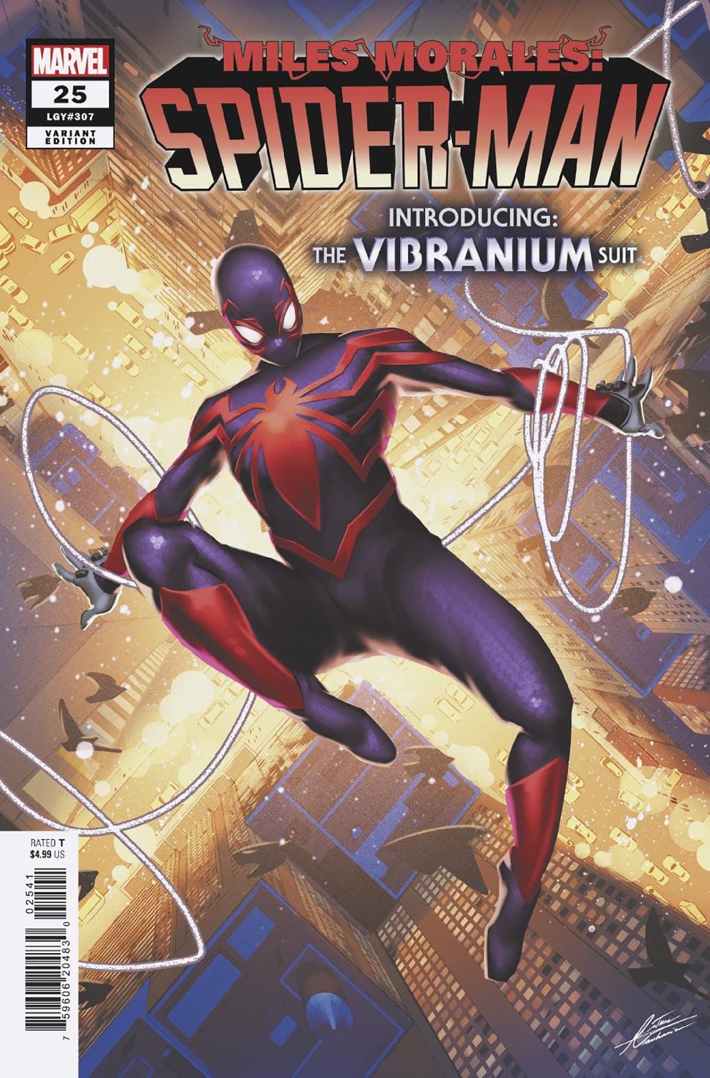 MILES MORALES: SPIDER-MAN #25 TBD ARTIST NEW COSTUME VARIANT