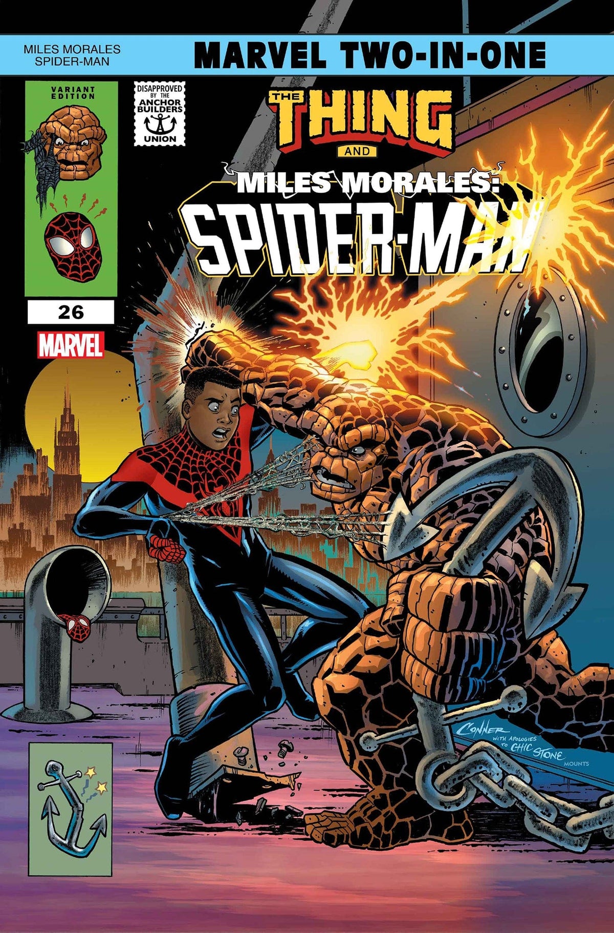 Marvel Comic Books MILES MORALES: SPIDER-MAN #26 AMANDA CONNER MARVEL TWO-IN-ONE VARIANT 75960620483002621 PRH-75960620483002621