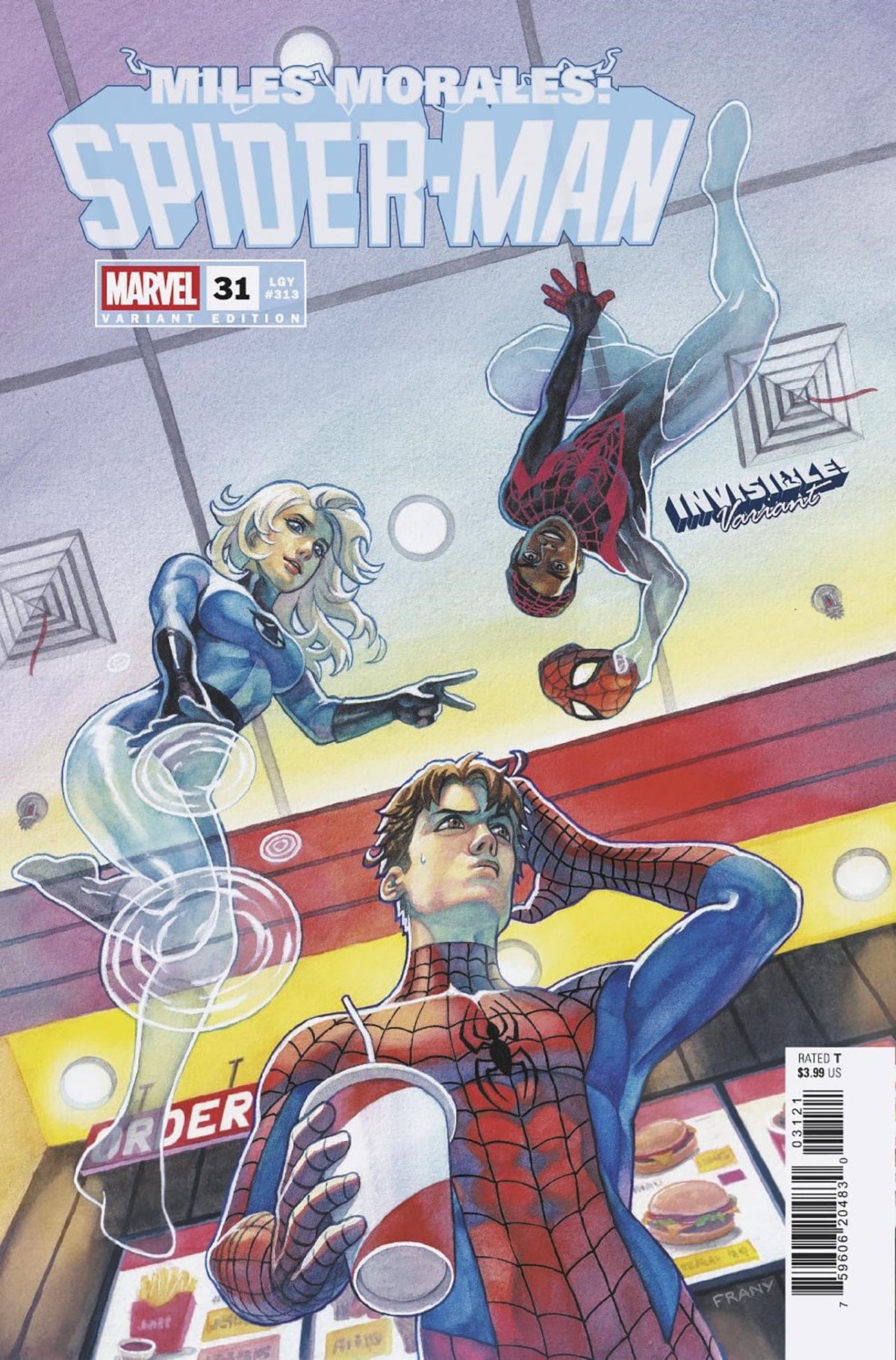 Marvel Comic Books MILES MORALES: SPIDER-MAN #31 FRANY INVISIBLE! VARIANT [DVS] 75960620483003121 PRH-75960620483003121