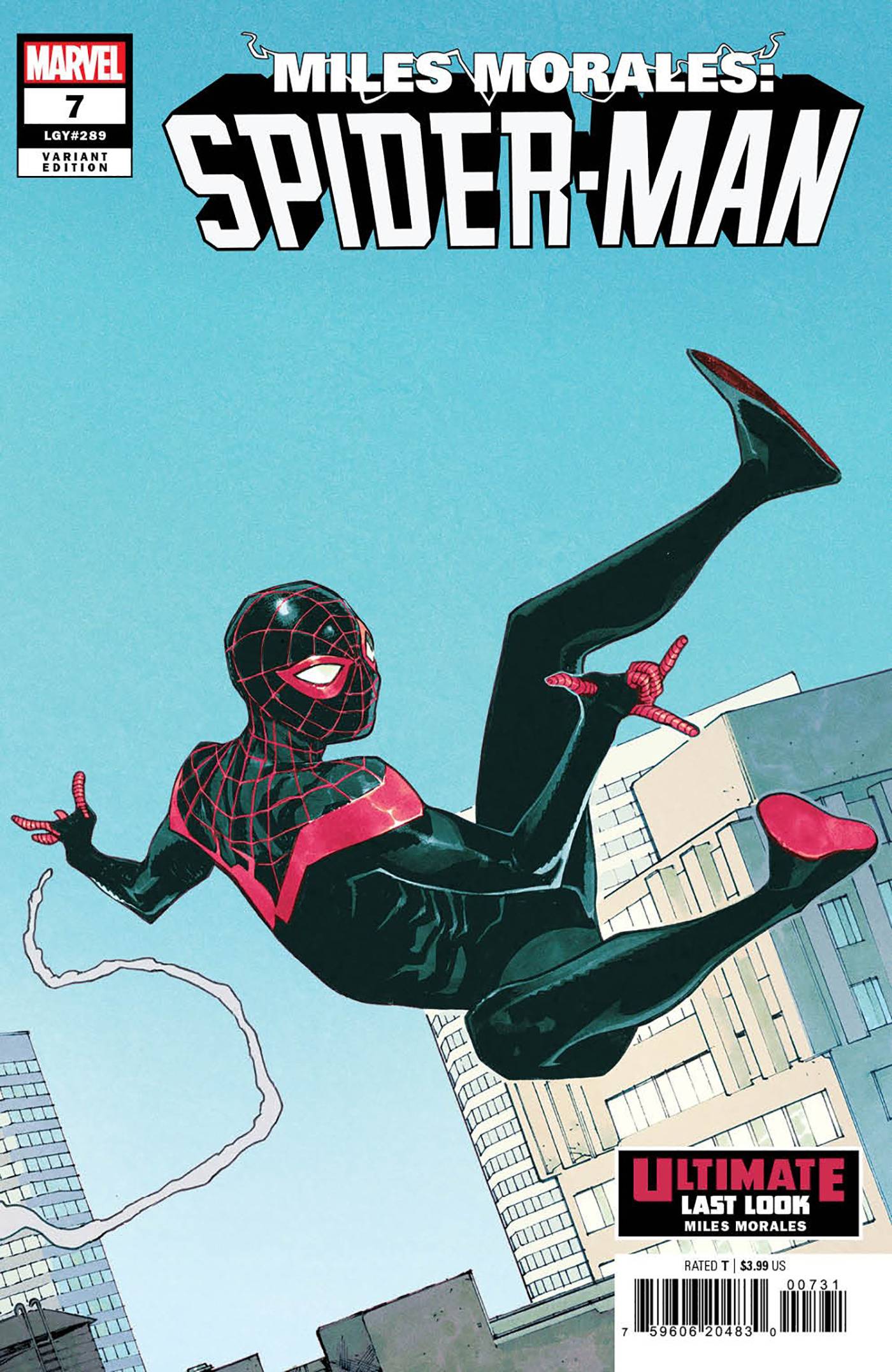 MILES MORALES SPIDER-MAN #7 PICHELLI ULT LAST LOOK VAR