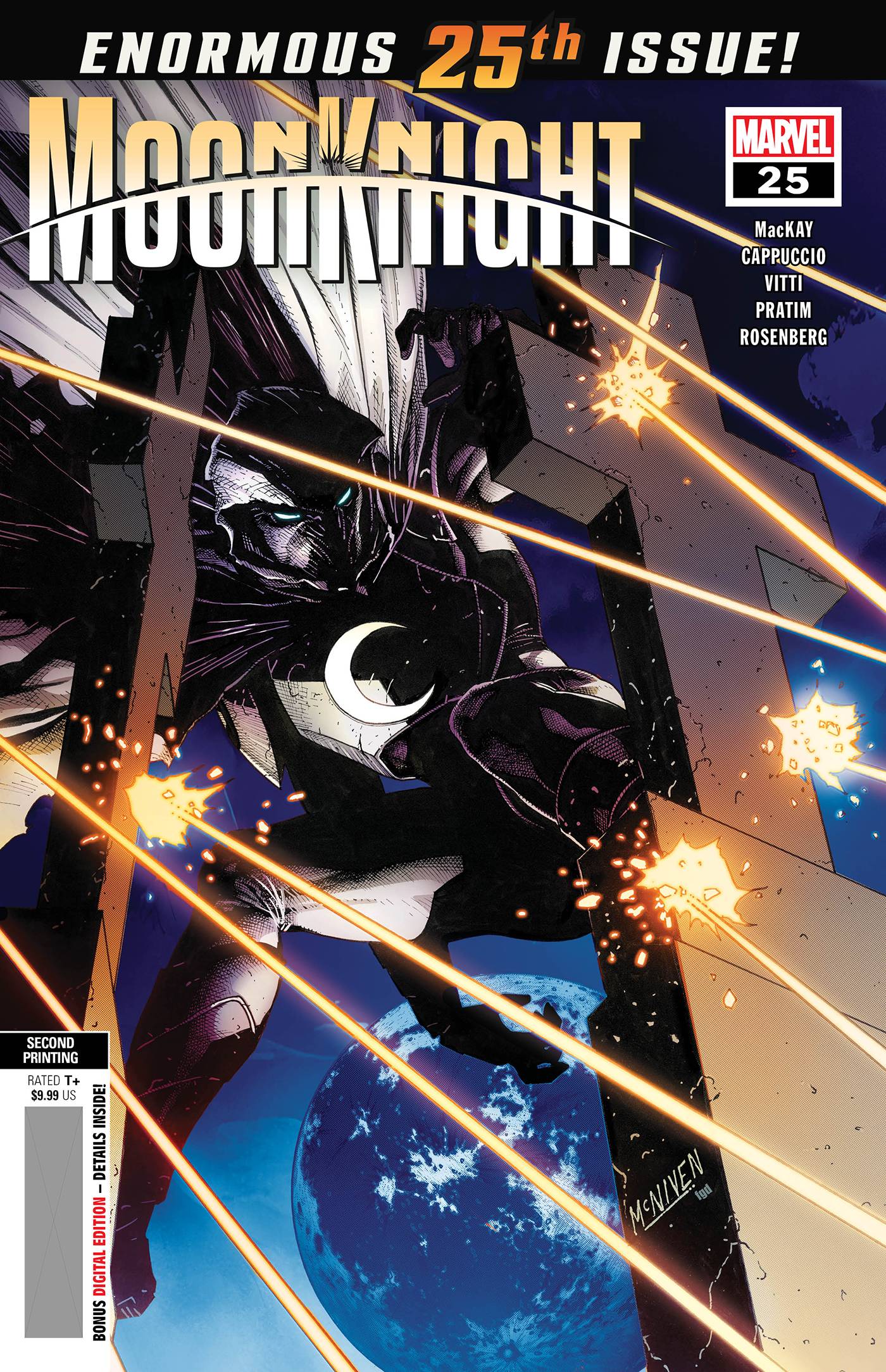 MOON KNIGHT #25 2ND PTG STEVE MCNIVEN VAR