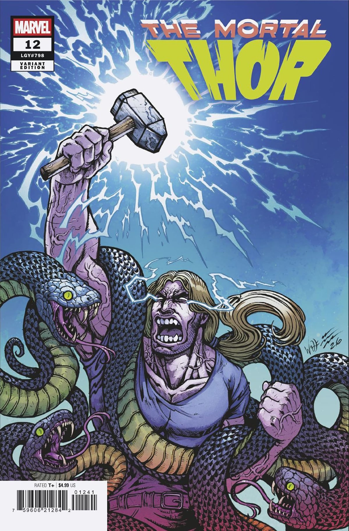 Marvel Comic Books MORTAL THOR #12 MARIA WOLF VARIANT 75960621284201241 PRH-75960621284201241