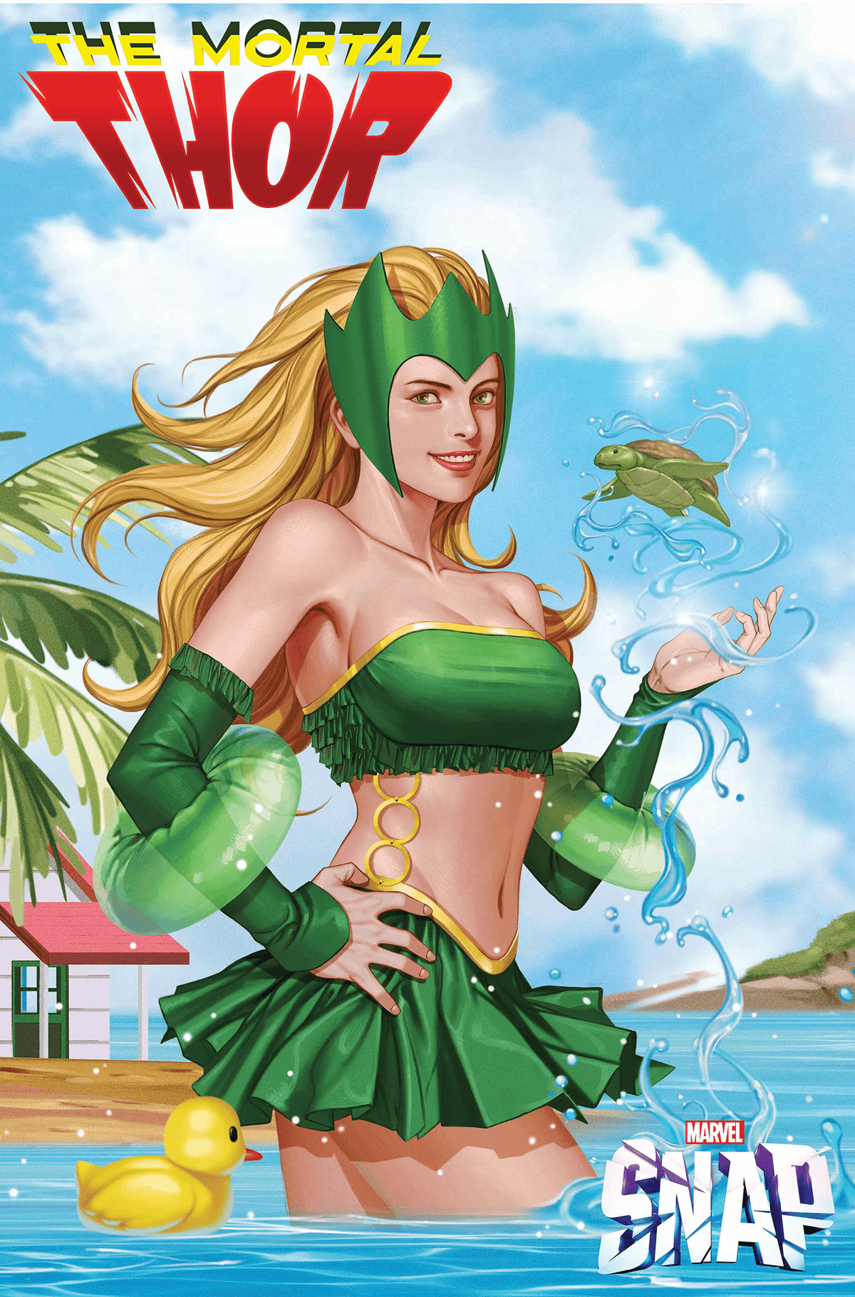 Marvel Comic Books MORTAL THOR #13 INHYUK LEE MARVEL SNAP SWIMSUIT VARIANT 75960621284201341 PRH-75960621284201341