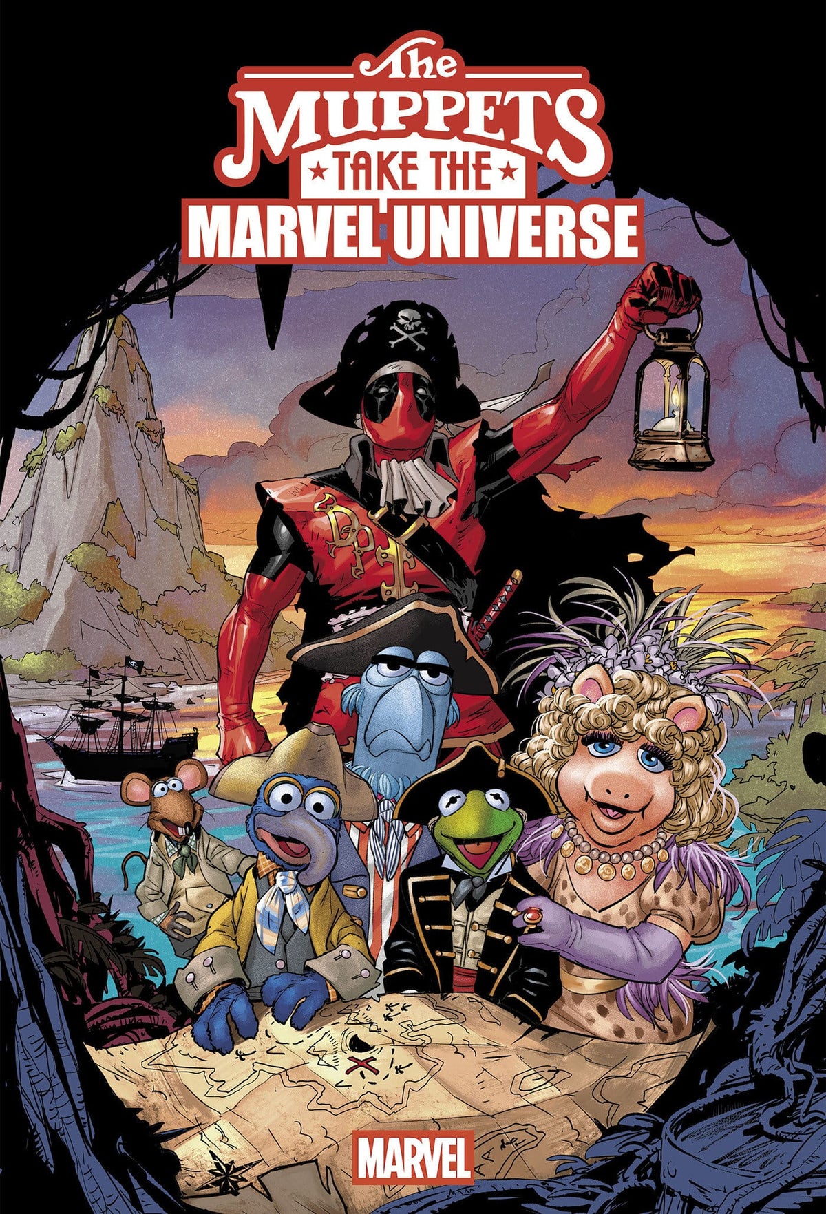 Marvel Comic Books MUPPETS TAKE THE MARVEL UNIVERSE #1 MATTEO LOLLI MUPPET TREASURE ISLAND 30TH ANNIVERSARY VARIANT (Release Date: 09/23/2026) 75960621689500151 PRH-75960621689500151