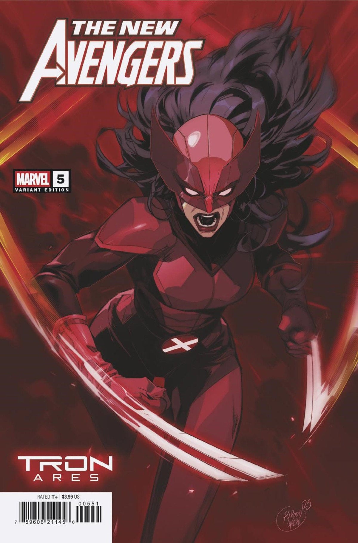 Marvel Comic Books NEW AVENGERS #5 HICHAM HABCHI TRON: ARES VARIANT 75960621145600551 PRH-75960621145600551