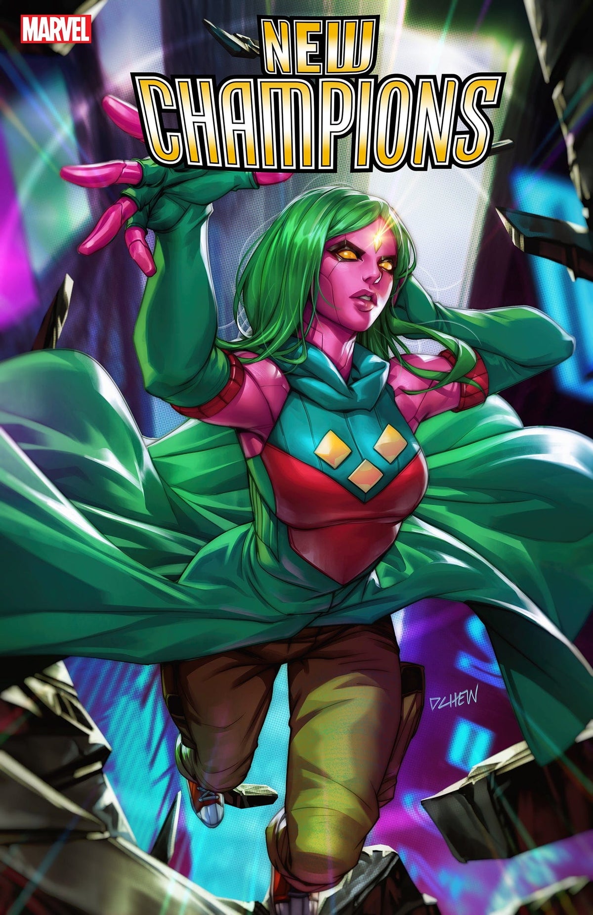 Marvel Comic Books NEW CHAMPIONS #3 DERRICK CHEW VIV VISION VARIANT 75960621124100331 PRH-75960621124100331